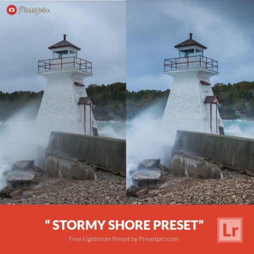 Free Lightroom Preset Stormy Shore