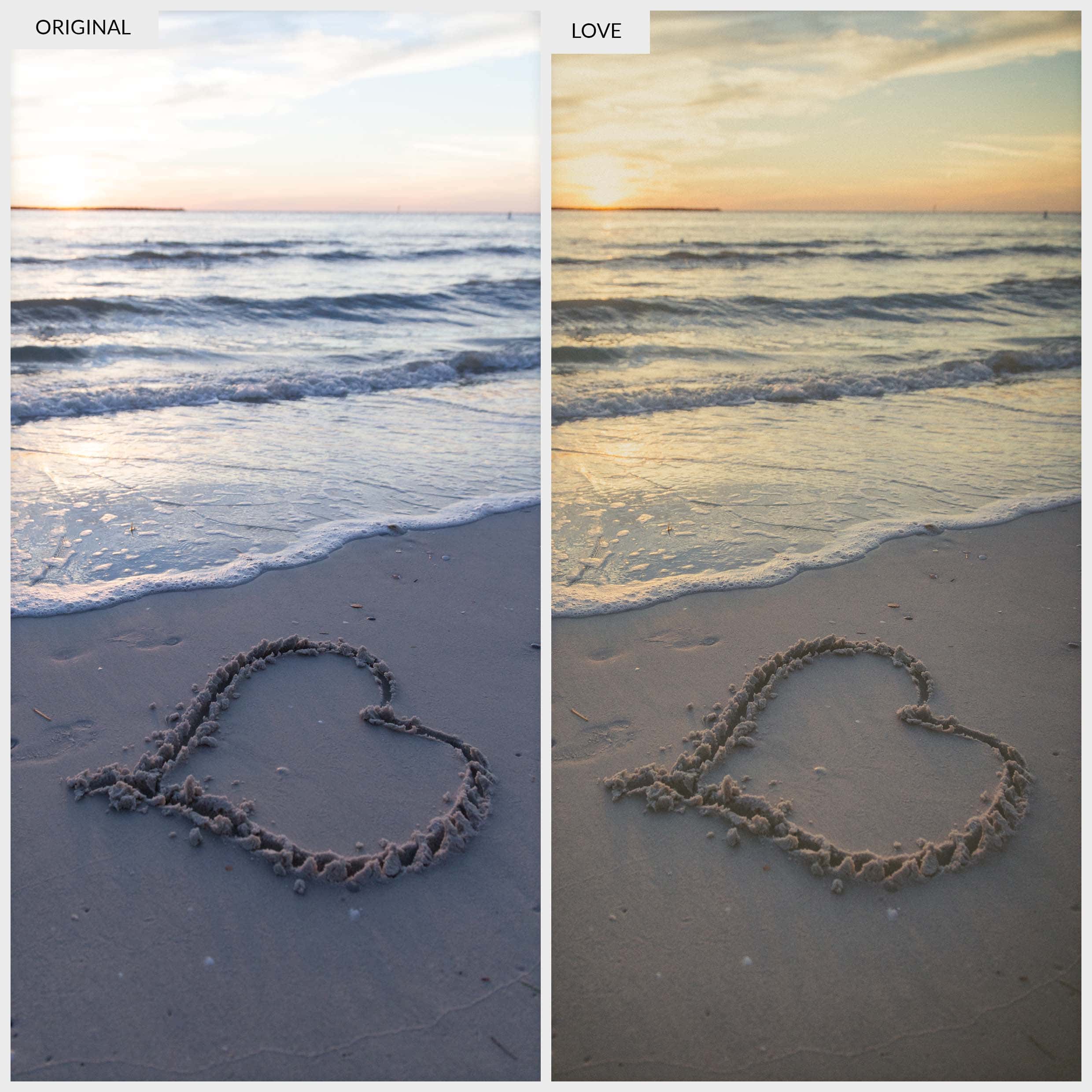 Presetpro Free Lightroom Preset - Love