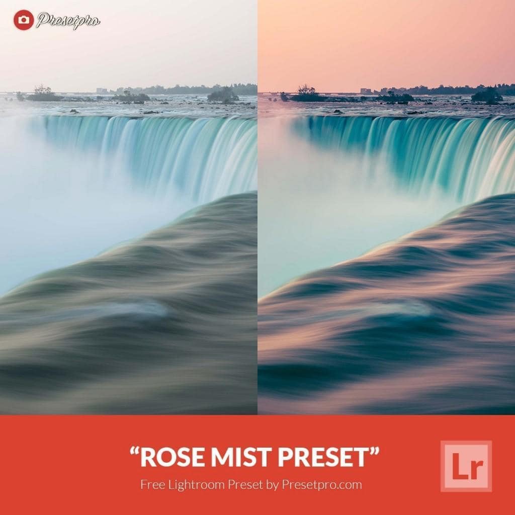 Free Lightroom Preset Rose Mist