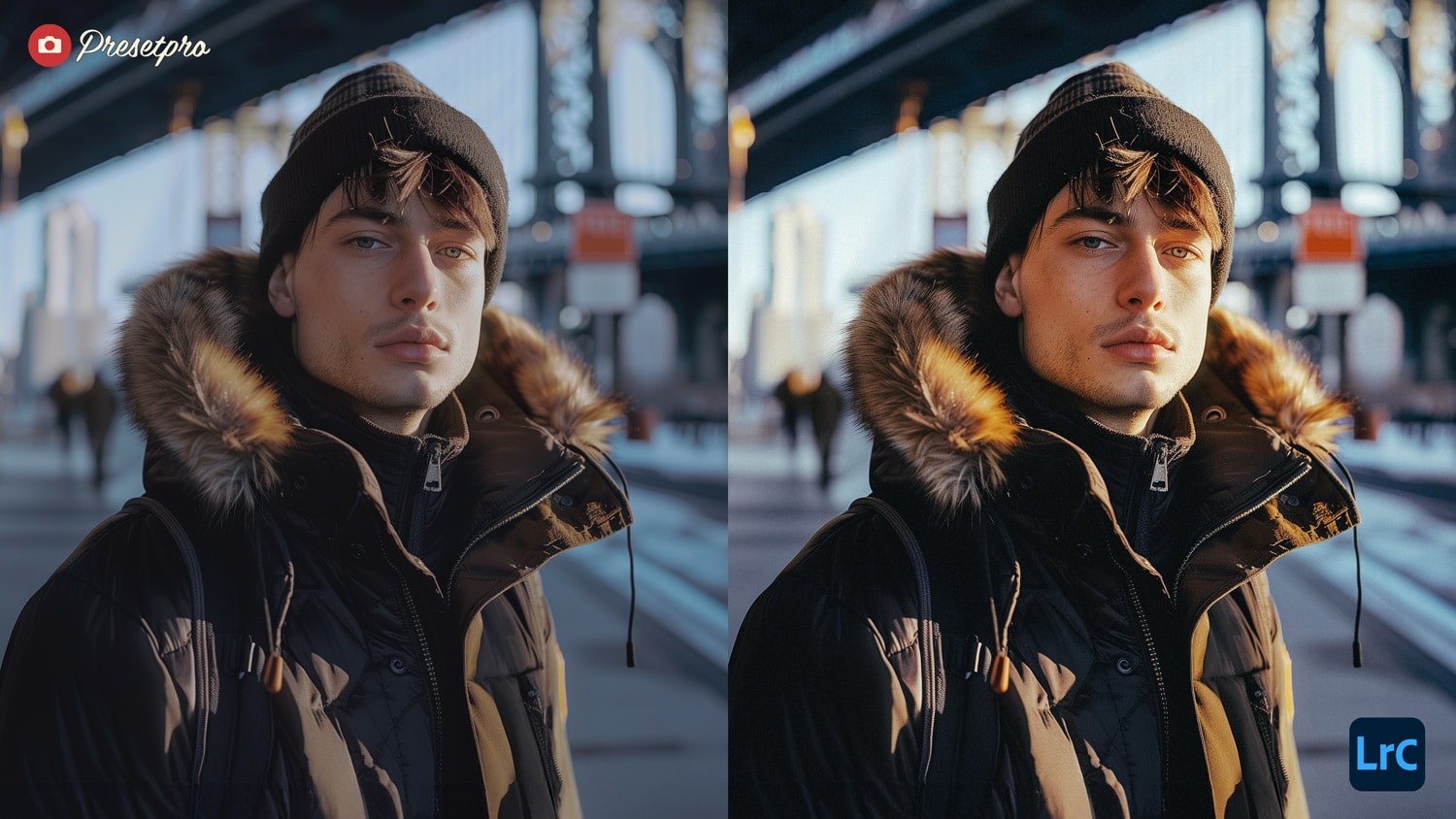 Free Lightroom Preset Street Photo Before After Presetpro.com