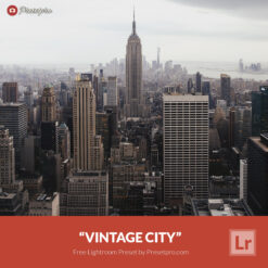 Free Lightroom Preset Vintage City Presetpro.com