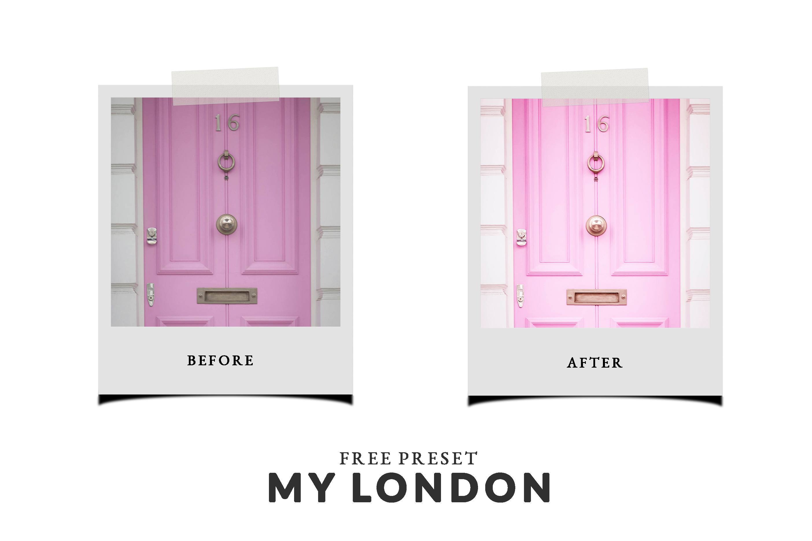 Free Lightroom Preset My London Before and After