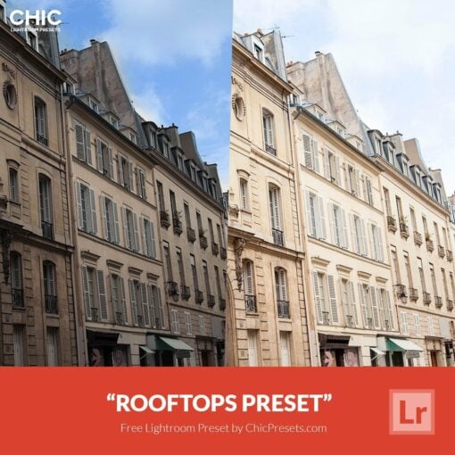 Free Lightroom Preset Rooftops