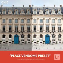 Free Lightroom Preset Place Vendome