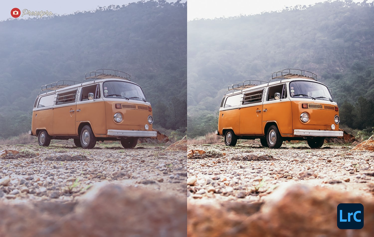 Free Lightroom Preset Peace Before and After Presetpro.com