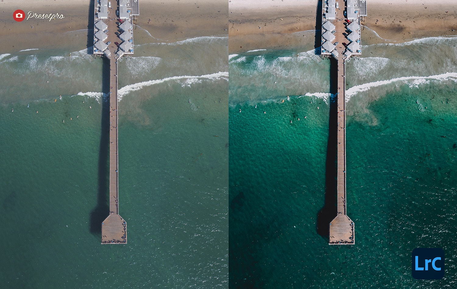 Free Lightroom Preset Drone Before and After Presetpro.com