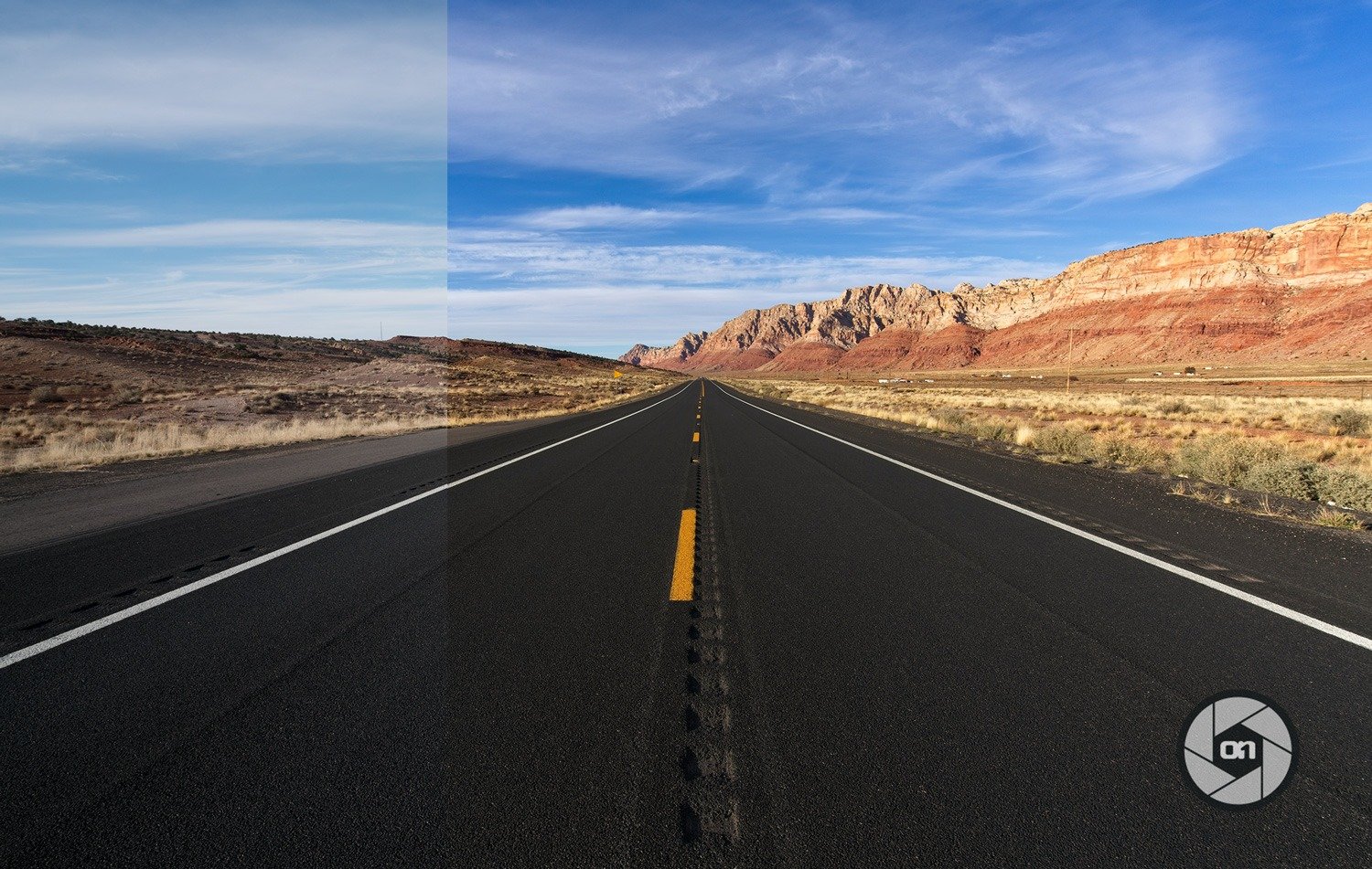 Free-On1-Preset-Open-Road-Before-and-After