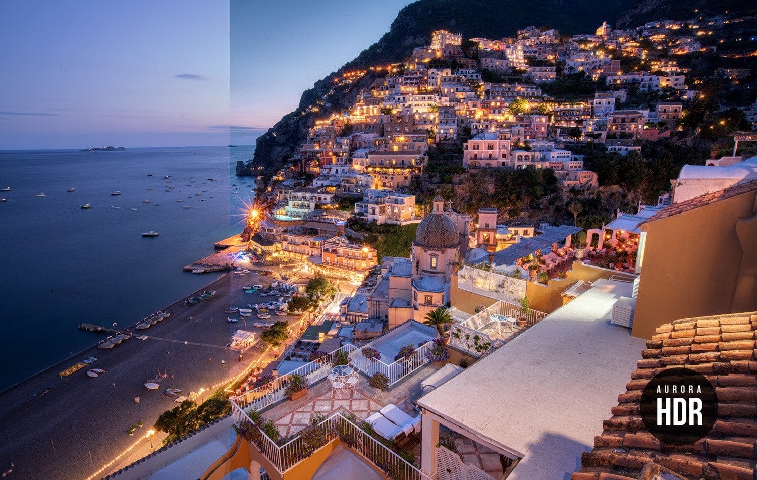 Free Aurora HDR Look Positano Preset Presetpro.com