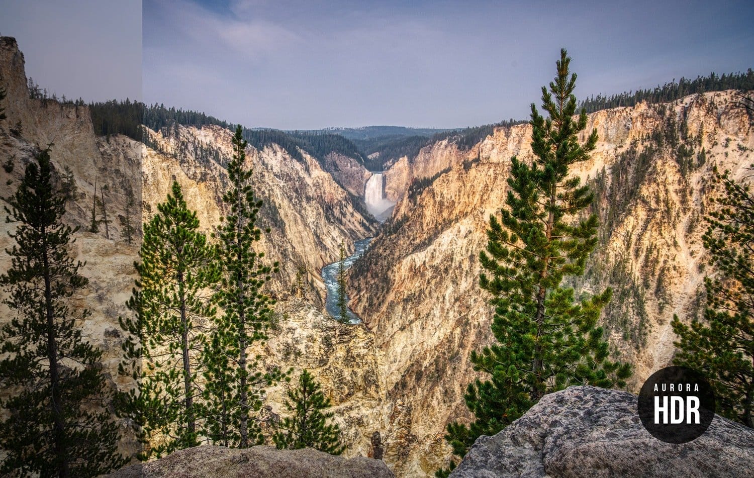 Free Aurora HDR Look Yellowstone Preset Presetpro.com