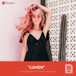 Free Lightroom Mobile DNG Preset Lumen