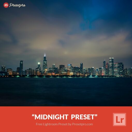 Free Lightroom Preset Midnight Presetpro.com