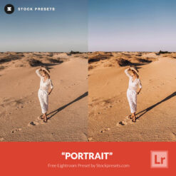 Free Lightroom Preset Portrait by Stockpresets.com