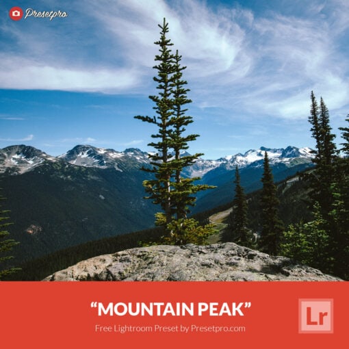 Free Lightroom Preset | Mountain Peak