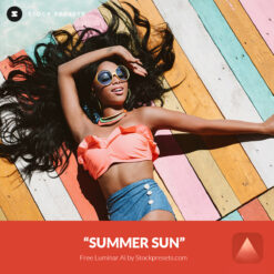 Free Luminar Ai Template Summer Sun Preset Stockpresets.com