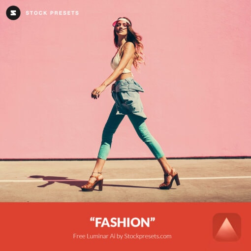 Free Luminar Ai Template Fashion Preset Stockpresets.com