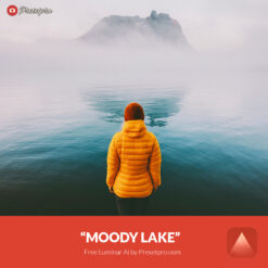 Free Luminar Ai Template Moody Lake Preset Presetpro.com