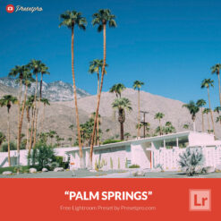 Free Lightroom Preset Palm Springs Presetpro.com