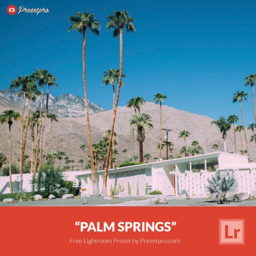 Free Lightroom Preset Palm Springs Presetpro.com