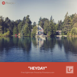 Free Lightroom Preset Heyday Preset Presetpro.com