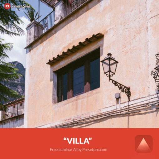 Free Luminar Ai Template Villa Preset Presetpro.com