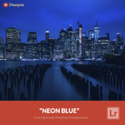 Free Lightroom Preset Neon Blue Presetpro.com