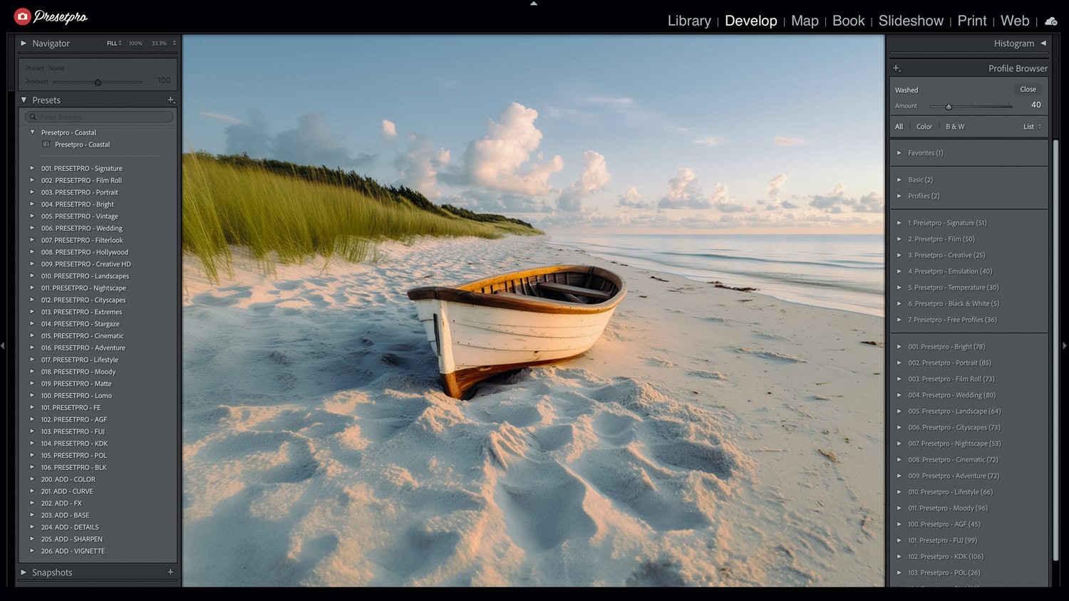 Free Lightroom Preset Coastal Before After Presetpro.com