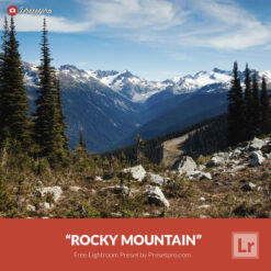 Free Lightroom Preset Rocky Mountain Presetpro.com