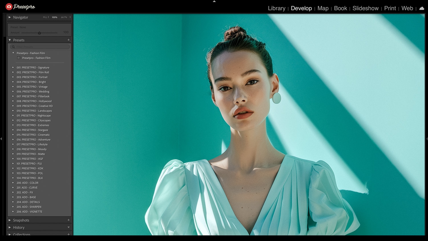 Free Lightroom Preset Fashion Film Before After Presetpro.com