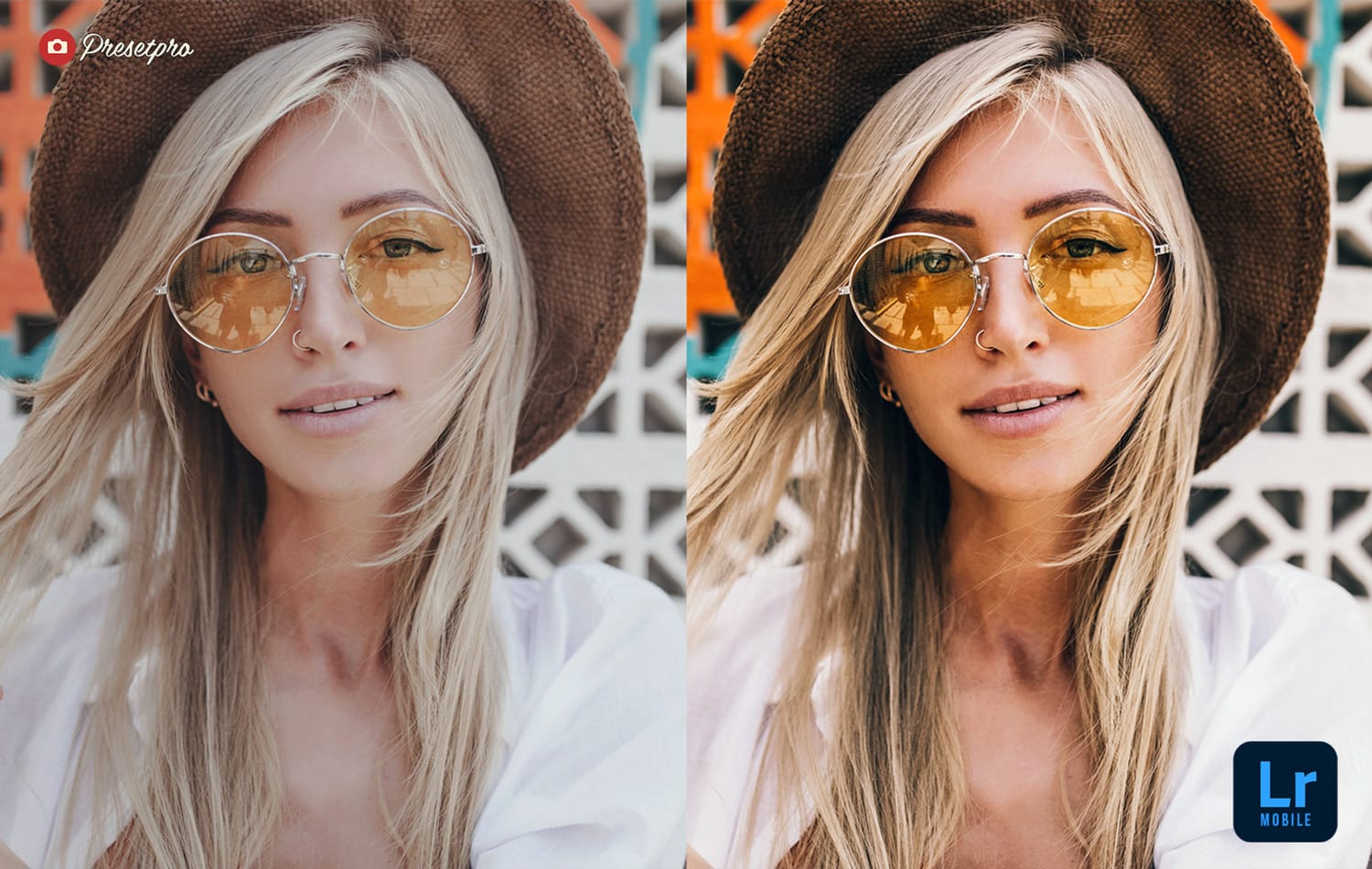 Free Lightroom Mobile DNG Preset "Vintage Vibe" Before and After