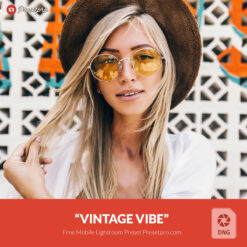 Free Lightroom Mobile DNG Preset "Vintage Vibe" Presetpro.com