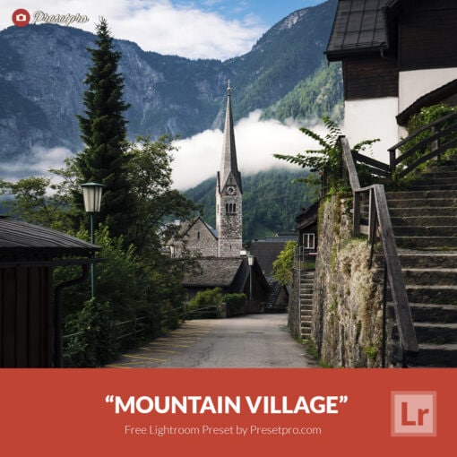 Free Lightroom Preset Mountain Village Presetpro.com