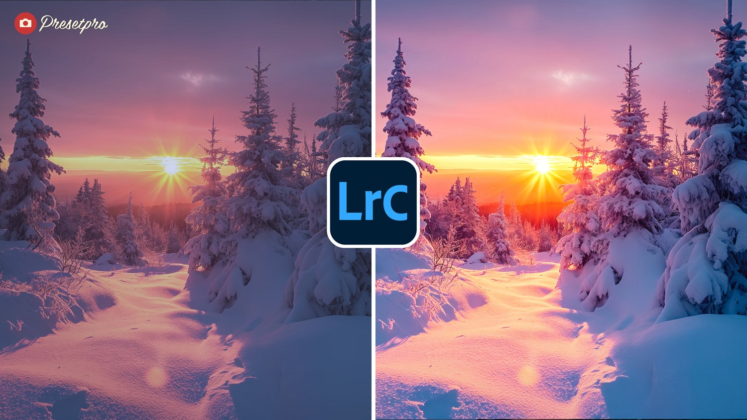 Free Lightroom Preset Sundown Before After Presetpro.com