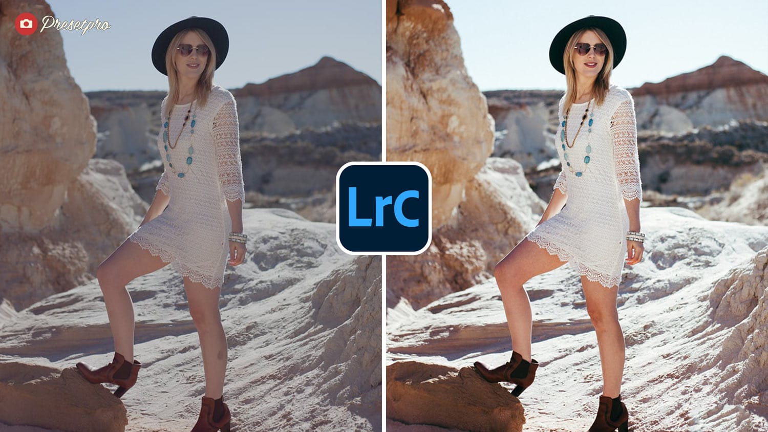 Free Lightroom Preset Film Emulation Before and After