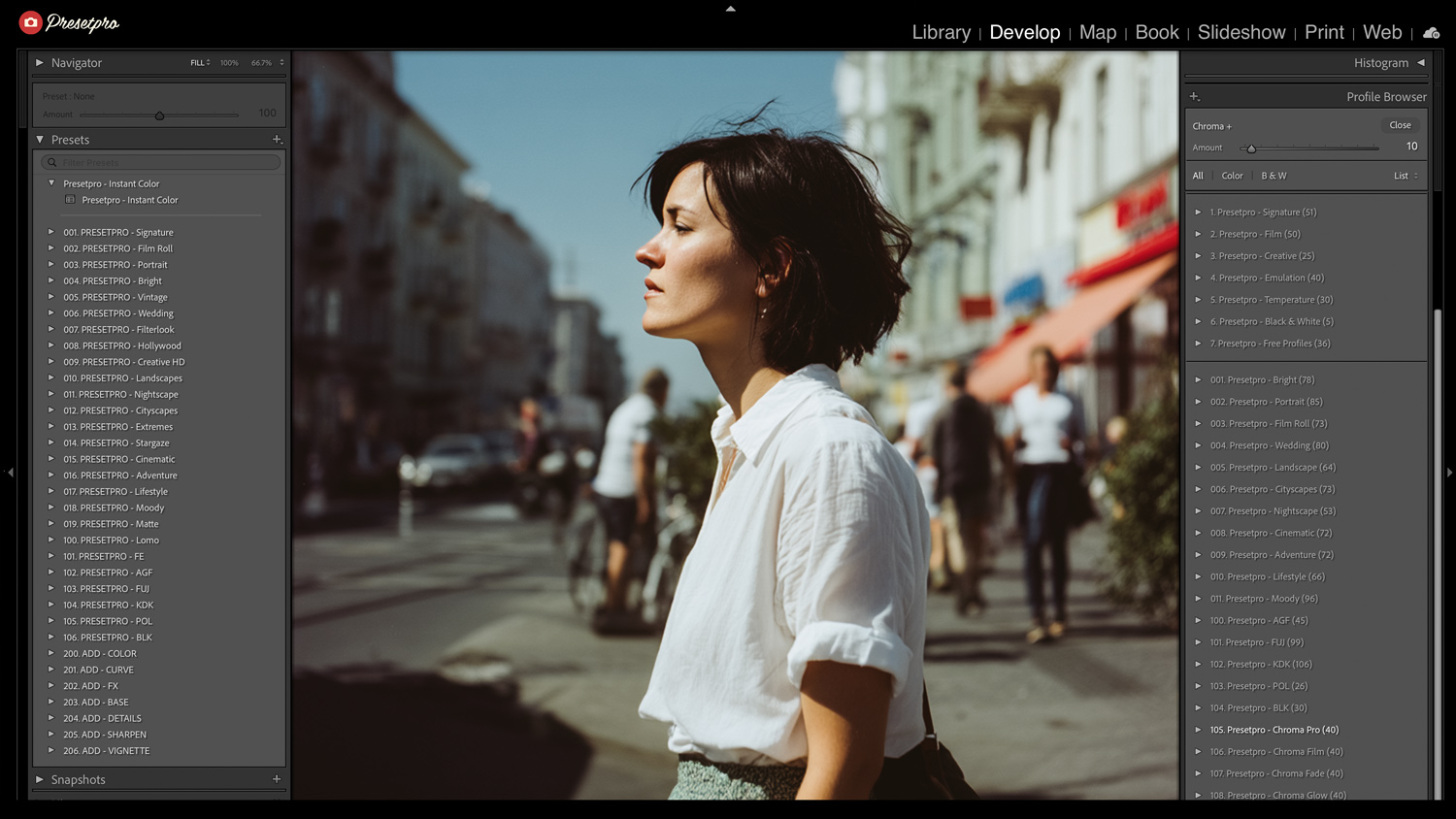 Free Lightroom Preset Instant Color Before After Presetpro.com
