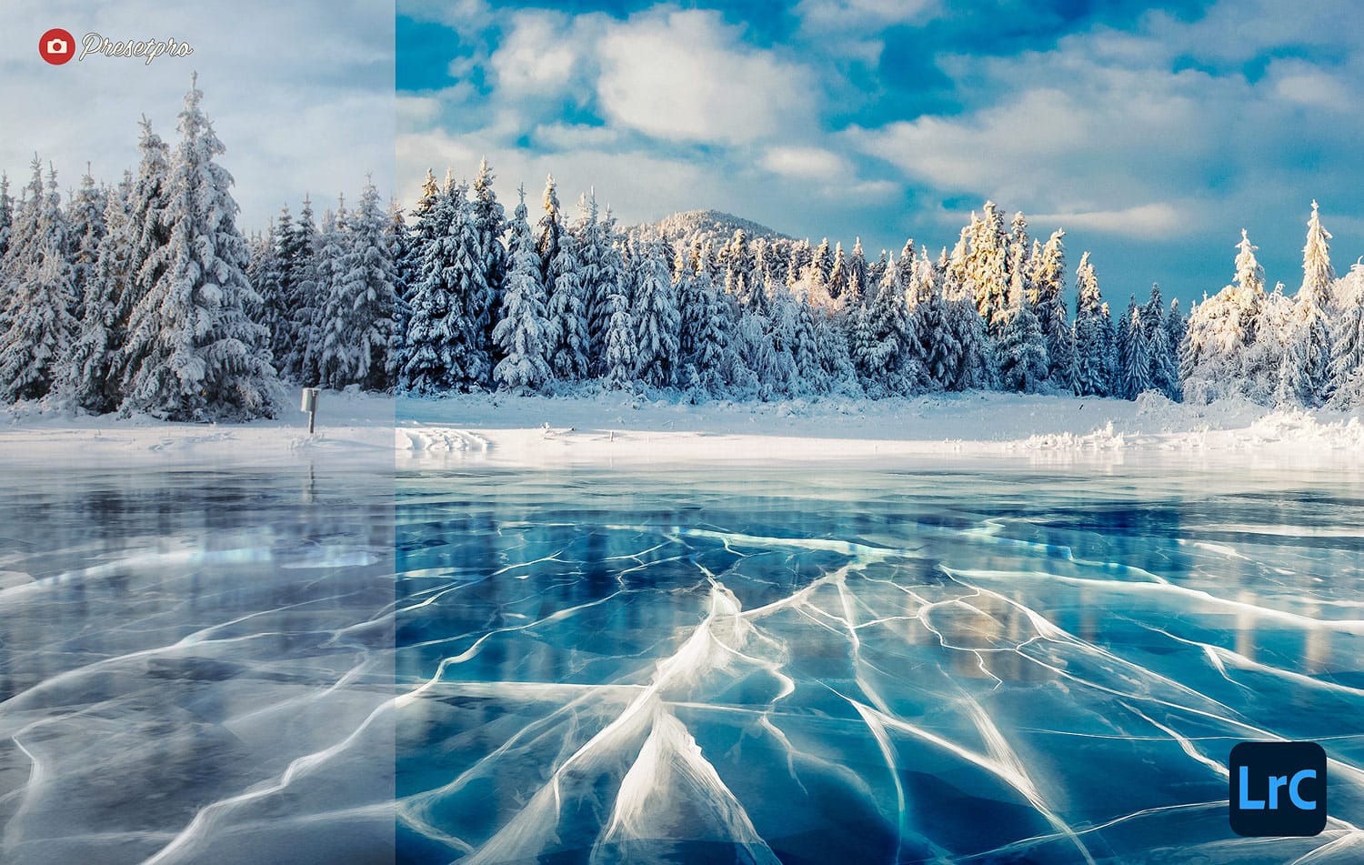 Free Lightroom Preset Frozen Before and After Presetpro.com