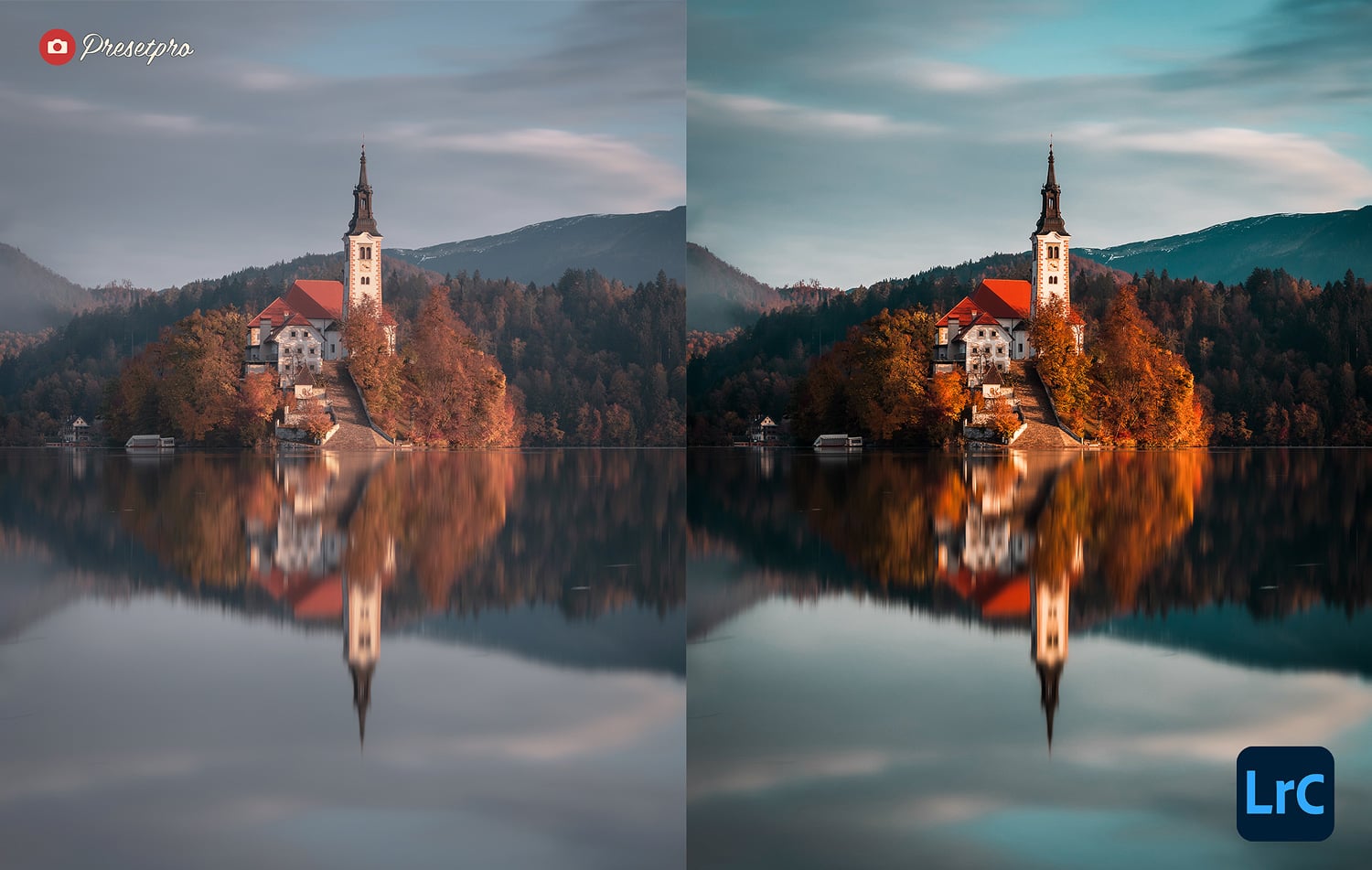 Free Lightroom Preset Morning Mist Before and After Presetpro.co