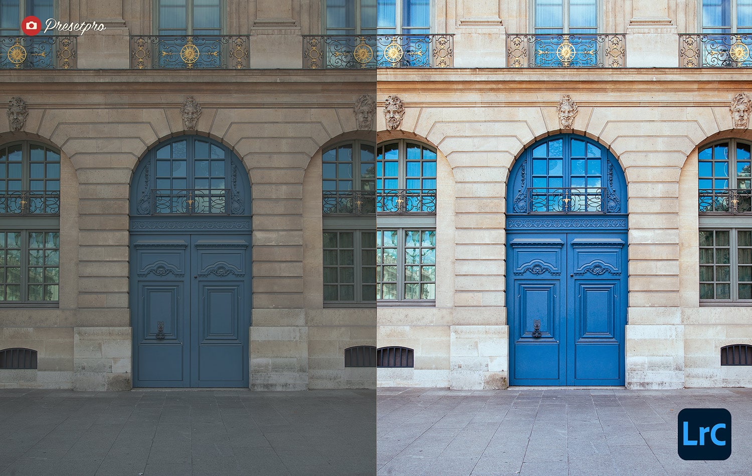 Free Lightroom Preset Street View Before and After Presetpro