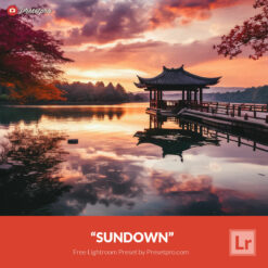 Free Lightroom Preset Sundown Presetpro