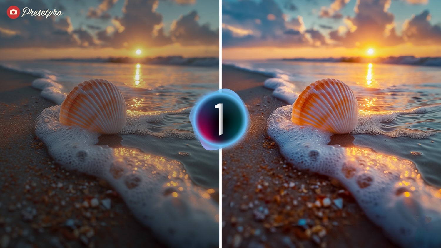 Free Capture One Style Golden Sunset Before and After Presetpro.