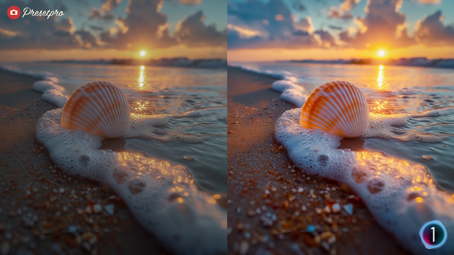 Free Capture One Style Golden Sunset Before and After Presetpro.