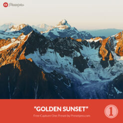 Free Capture One Style Golden Sunset