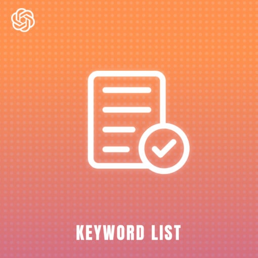 Free ChatGPT Prompt Keyword List