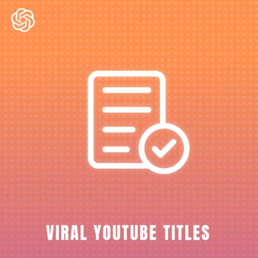 Free ChatGPT Prompt Viral Youtube Title