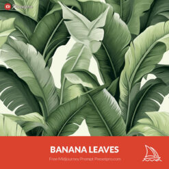 Free Midjourney Prompt Banana Leaves