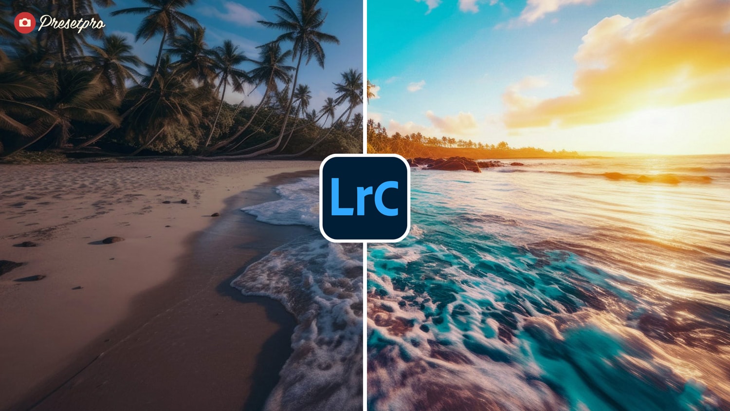 Free Lightroom Preset Beautiful Sunset Before and After