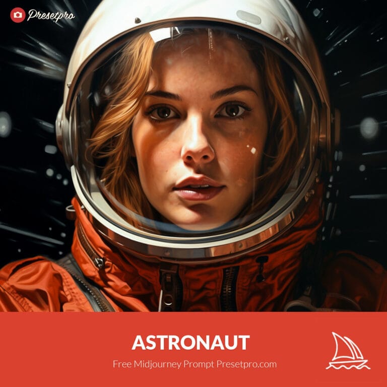 Free Midjourney Prompt | Astronaut - Presetpro.com