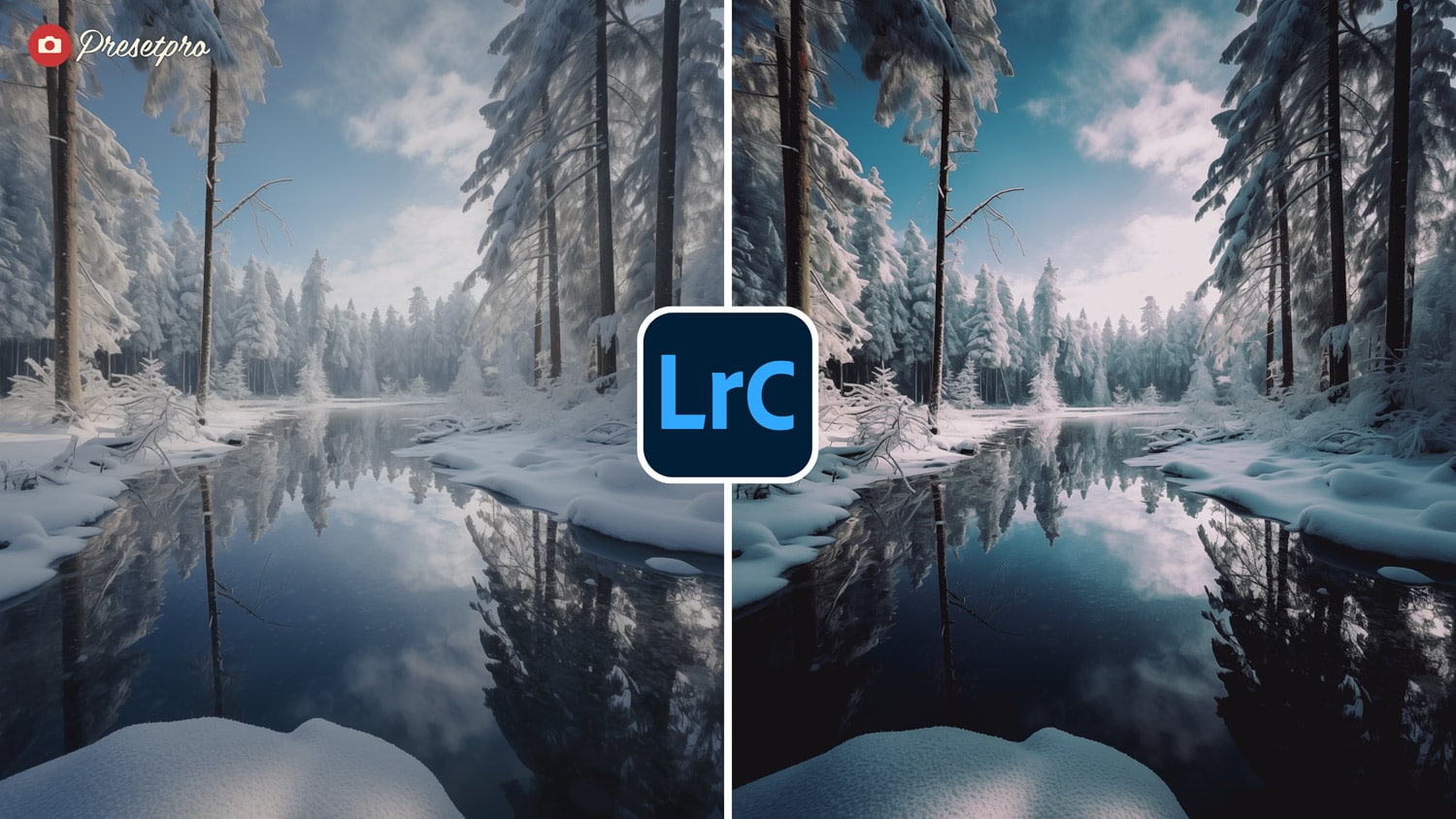 Free Lightroom Preset Reflect Before and After Presetpro.com