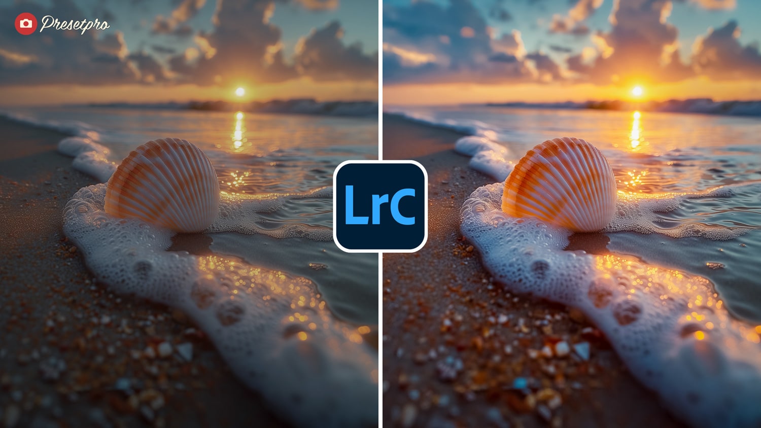 Free Lightroom Preset Golden Sunset Before and After Presetpro.c