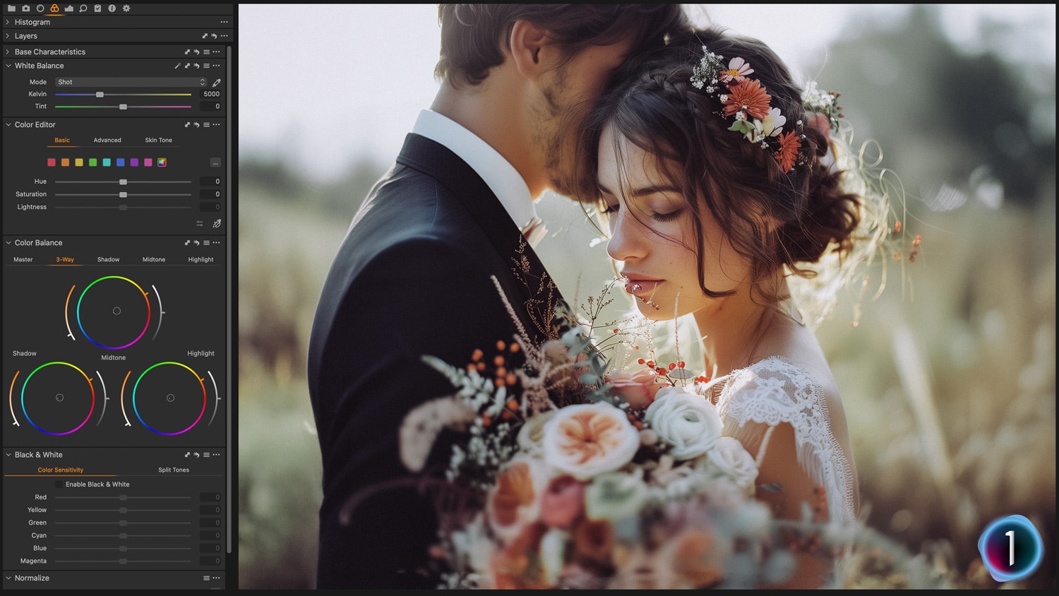 Free Capture One Style Wedding Film Before and After Presetpro