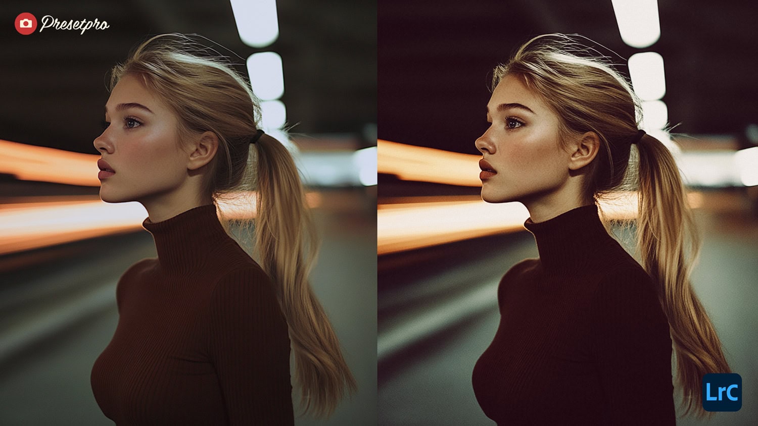 Free Lightroom Preset "Chroma Glow" Before After Presetpro.com